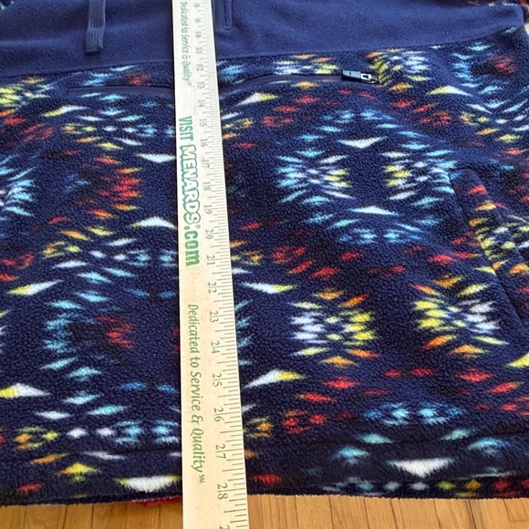 Massive Outdoor Fleece Hoodie Size M Vibrant Multicolor Pullover - Picture 13 of 14